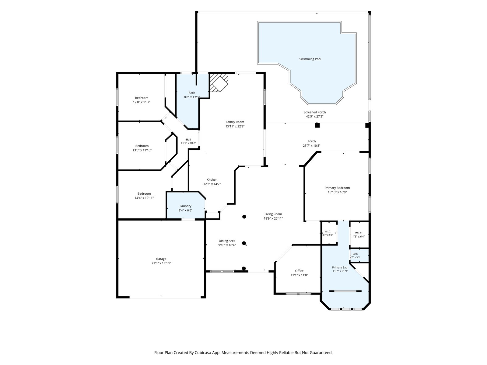 Floor plan of 1005 NW 3rd Pl